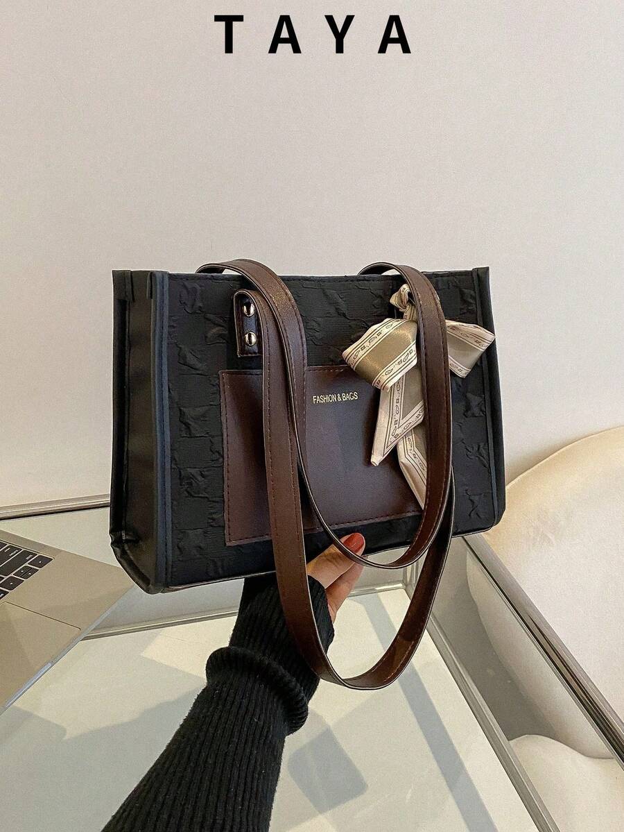 Bolso de hombro versátil de moda para mujeres - Negro - Ver 1