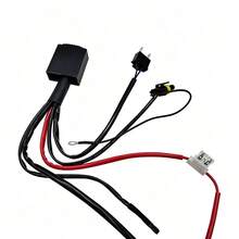 H4 High/Low Beam Relay Wiring Harness, Waterproof Dual Xenon Lamp Controller Cable, Car Headlight Modification Wire - H4 Bi-xenon Hi/Lo Wiring Harness - View 5