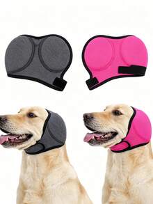 Dog Calming Headband, Adjustable Dog Ear Muffs With Noise Reduction And Anti-Anxiety Design, Suitable For Thunderstorms, Fireworks And Travel, Comfortable To Wear, Fit For Small And Medium Dogs - Multicolor - View 1