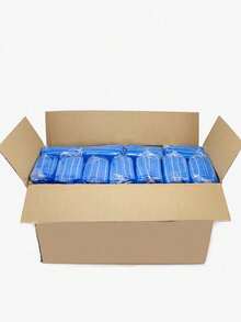 100pcs/Strip Disposable Non-Woven Thickened Mesh Cap, Factory Workshop Mushroom Cap, Beauty Dust-Proof Breathable Chef Hat, Head Protection Cap - Multicolor - View 7