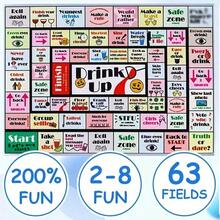 1PC Party Game Board Mat With Game Chess Pieces, Fun Interactive Party Prop Set, Fit For Game Night, Birthday Celebration, Family Get‑Together And Indoor Social Gatherings, Party Supplies,Birthday, Party Supplies - Party Game Supplies - View 8