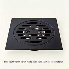 Matte Black Style Complete Set With Drain Core And Independent Packaging Box - Black - View 3