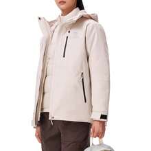 CAMEL CROWN Down Jacket Windproof Jacket Unisex 3-In-1 Winter Fleece Lining Thickened Outerwear Hiking Jacket - Oak Ash - View 7