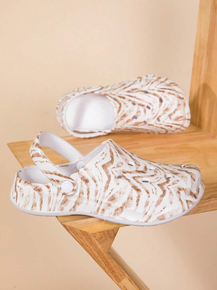 Unisex Clogs, All Season, Lightweight, Non-Slip, Quiet, Multi-Function/Indoor/Outdoor - Khaki - View 1