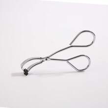 1pc Partial Eyelash Curler Segmented Eyelash Curling Tool Portable Eyelash Curler For Touch-Up And Shaping - Silver - View 3