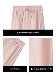 CAMEL CROWN Women's Outdoor Casual Pants, Quick-Dry Straight Leg Breathable Hiking Trousers For Summer Sports & Work - Fantasy Pink - View 9