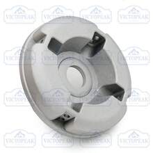 1 buah Kepala Pemangkas Rumput Cakram Bulat Kecil Paduan Aluminium Kokoh Anti Jatuh Diameter 81mm Lubang Dalam 25.4mm Pengisian Cepat Aksesori Mesin Pemotong Rumput Universal untuk Kebun, Pertanian, dan Penyiangan - Kepala pemotong rumput (cakram aluminium kecil) - View 7