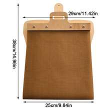 Non-Stick Sliding Pizza Peel Wooden Sliding Pizza Transfer Shovel With Handle - Maroon - View 2