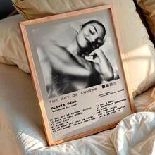 1pc Olivia Dean Poster, Olivia Dean Wall Decor, Wall Art Print, Home Decor, Gift For Music Lovers, Summer Vibe Decorative Poster Canvas Wall Art Room Home Decor (Unframed) - Multicolor - View 6