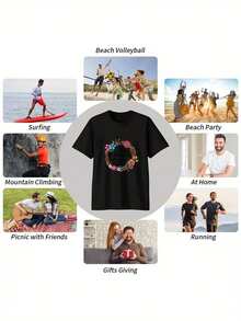 Camisetas de hombre - Negro - Ver 5