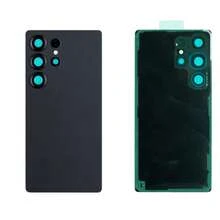 適用於 Galaxy S26Ultra/S25Ultra/S24Ultra/S23Ultra/S22Ultra/S21Ultra/S20Ultra/S20+/S20/Note20Ultra/Note10+/Note10/S10+/S10 的替換後玻璃背蓋，玻璃材質後殼後蓋，含拆卸工具，可用於更換或維修 - 黑色 - 查看 4