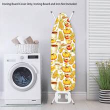 1pc Ironing Board Replaceable Cover , Autumn Mushroom Squirrel Print Polyester Household Ironing Table Cloth Ironing Board Cover - Multicolor - View 8