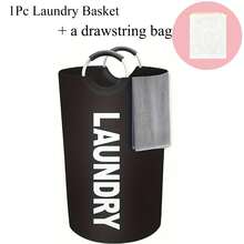 1/2 Pack Large Laundry Basket With Foldable Laundry Bag, Independent High Hanger,  The Handle Ring Adopts A Half Ring Design And The Connection Is More Secure And Wear-Resistant, Halloween Costumes Basket , Decoración Navideña 2026 - View 19
