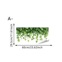 1/2件裝可重複使用熱帶龜背竹與檸檬藤窗貼，雙面可見PVC靜電吸附玻璃貼紙，適合裝飾客廳、廚房、浴室與辦公室 - 窗貼 - 查看 11