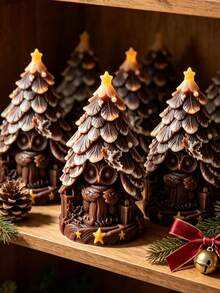 Christmas Tree Owl 3D Silicone Mold, Suitable For Pouring Aromatherapy Candles, Plaster, Handmade Soap, Resin And Other Materials, Perfect For DIY Handmade Crafts - Owl Christmas Tree - View 1