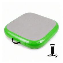 Inflatable Gymnastics Air Mat Tumbling Track With Pump For Yoga Cheerleading Home Training - Green - View 4