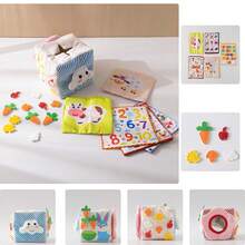 Infant Tissue Box Toy, Color Recognition, Shape Cognition, Parent-Child Interaction, Develop Hand-Eye Coordination, Perfect Gift For Baby - Multicolor - View 5