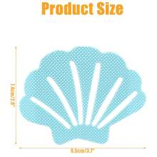 12pcs Bathtub Stickers Non-Slip With Scraper, Shell-Shaped Bathtub Safety Shower Mat, Adhesive Stickers For Bathroom Bathtub, Shower Floor - A - View 4