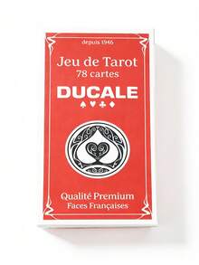 1 Kotak Tarot Prancis, 78 Kartu, Set Kartu Klasik, Cocok untuk Malam Permainan Keluarga, Permainan Papan Pesta, Buatan Prancis - MultiWarna - View 13
