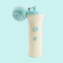 Electric Launchable Cat Fishing Toy, Handheld Interactive Pet Teaser Wand With Plush Ball And Bell, One-Click Retractable Design, Suitable For Kittens And Cats Indoor Daily Play And Exercise - Multicolor - View 9