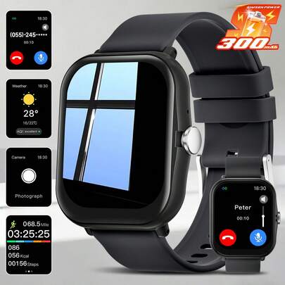 Jam Tangan Pintar Layar Sentuh 1,83 Inci Model 2026 untuk Anak dan Remaja, Kompatibel dengan Ponsel Android, Mendukung Panggilan Nirkabel, Notifikasi Pesan, Tampilan Jam yang Dapat Disesuaikan, Pelacakan Kebugaran, Hadiah Paskah