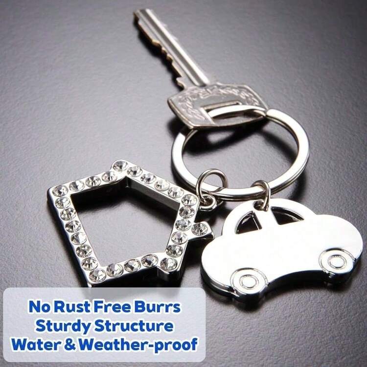 1set (6pcs) Exquisite Screw Lock Keychain, Brass Material, Minimalist Style Key Pendant, Carabiner Key Chain, Car Key Chain, Suitable For Men And Women - Exquisite Keychain - View 3