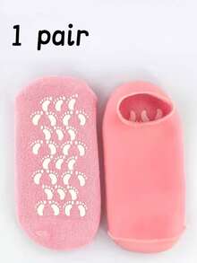 Moisturizing Socks, Gel SPA Moisturizing Therapy Socks, Soften And Repair Dry Cracked Hand And Foot Skin Care, Effectively Repair Dry Cracked Hand And Foot Skin - Pink - View 7