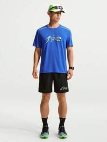 Nike Men's AS M NK DF MILER 7UL HBR SHORT Sports Woven Shorts IV5968-010 - Black - View 6