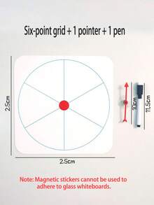 1 Set Magnetic Rotating Learning Board, Reusable Dry Erase Board, Educational Classroom Learning Game, English & Math Practice Tool, Back To School Season, With Marker, Reusable Writing Board, Teaching Tool For Teachers And Home Use - Multiple Styles - View 9