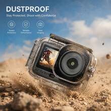 For Osmo Action 6 PULUZ Magnetic 60m Waterproof Housing Diving Case Magnetic Quick-Release Horizontal-Vertical Cover (Transparent) - View 5