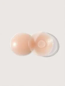 SHEIN 2/6/12/24 Buah Penutup Puting Bulat Sekali Pakai Perekat Sendiri Penutup Puting Tak Terlihat Stiker Puting Kelopak dengan Kotak Penyimpanan Aksesoris Pakaian Dalam Wanita - MultiWarna - View 6