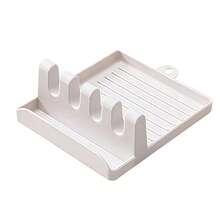 1pc Multi-Function Silicone Spoon Spatula Holder Utensil Rack, Versatile Kitchen Tool Organizer Kitchen Accessories With Drip Tray For Pot Lids, Heat Resistant Non-Slip Counter Storage, .Halloween Decor For Home,Fall Home Decor,Halloween Costumes - Multicolor - View 13