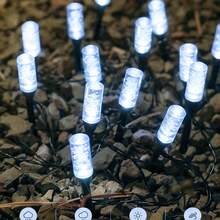 Solar Powered Enchanted Wishing Bottle Fairy String Lights, Transparent Cylinder Jar LED Lights, Waterproof Outdoor Decor For Garden Yard, Cottagecore Night Ambient Lighting - Black - View 6