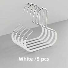 10pcs/6pcs/3pcs/1pc Multi-Function Non-Slip Metal Round Hooks, Suitable For Hats, Underwear, Ties, Scarves, Belts, Applicable For Home, Dorm, Hotel, Bathroom, Bedroom, Wardrobe, Closet Storage Rack - Multicolor - View 21