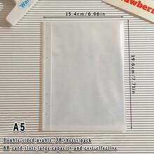 10pcs A5 Transparent Photo Album Inner Pages, Loose-Leaf Replacement Pages, Durable PP Material, Double-Sided Use, Suitable For Office Supplies, Business Cards And Photo Albums,Back To School,Card Holder - As Shown In the Figure - View 18