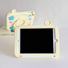 Lolla 1pc (No Pen) 360 Rotating Stand Rabbit Design Protective Case, Compatible With IPad 7/8/9, 2022 Apple Air 5/4/3, 9th Gen 10.2, Silicone Pro 11 Full Coverage, 2024 Mini 5, New Air 6, A7/8/9 PLUS/11 - Multicolor - View 4