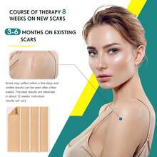 Silicone Scar Sheets, Silicone Scar Tape(5.7" X 1.57" 10 Pcs), Silicone Scar Sheets For Surgical Scars, Keloid Bump Removal, Stretch Marks Removal, C-Section, Burn Et - 10 PCS - View 4