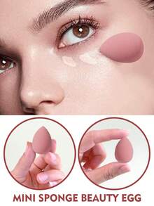 33Pcs Pink All-In-One Makeup Tools Set,20Pcs Professional Makeup Brushes,Multi-Size Makeup Sponges,Triangle Powder Puffs,Silicone Cleaning Bowl & Rotatable Makeup Brush Holder - Multicolor - View 10