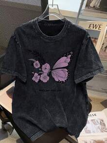 Women T-Shirts - 黑色 - 查看 2