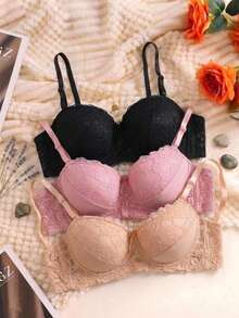 Women Bras & Bralettes - Multicolor B - View 1