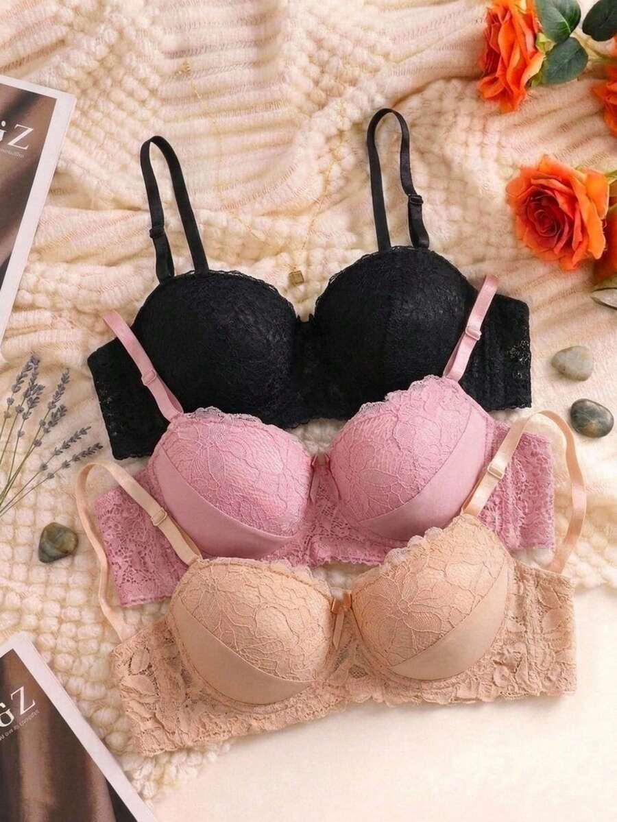 Women Bras & Bralettes - Multicolor B - View 1