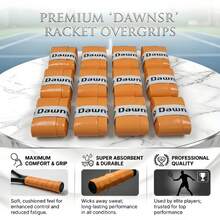 12PCS Racket Overgrip, Sweat Absorbent Non‑Slip Grip Tape, Comfort Durable Handle Wrap For Tennis Badminton Pickleball Rackets, Sports Racket Accessories - Multicolor - View 10