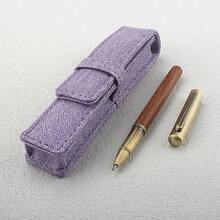 Vintage Wooden Ballpoint Pen Retro Brass Metal Click Ball Pen Natural Wood Body Business Office Writing Gift Pen For Men - 5C27 - View 8