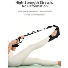 Portable Foot-Operated Pull-Up Bar, Multi-Function Abdominal Shaping Rope, Sit-Up Assistant, High Elasticity Unisex Yoga Training Equipment, Home Arm, Leg And Waist Shaping Fitness Tool - Black - View 4