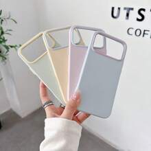 4pcs Macaron Jelly Phone Case Compatible With Apple 17 Pro Max 14/15/16/16 Pro - Multicolor - View 1