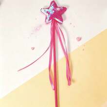 Magic Wand Fairy Stick Glittering Five-Pointed Star Magic Wand Party Performance Prop Cartoon Cute Prop - Multicolor - View 3