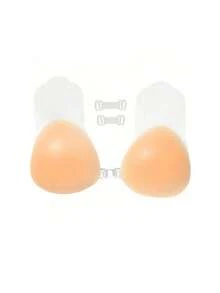 Sujetador de silicona sin espalda con efecto push-up, sujetador adhesivo invisible con efecto elevador, adecuado para bodas y trajes de baño - Multicolor - Ver 8