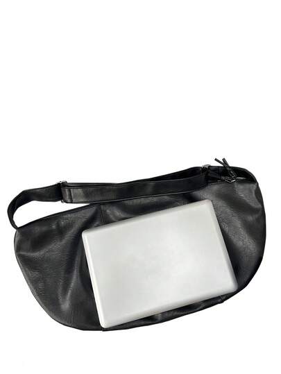 Fashion Solid Color Shoulder Bag Personalized Casual Crossbody Bag Large Capacity Dumpling Bag Korean Style Slouchy Hobo Tote Aesthetic Daily Commute
