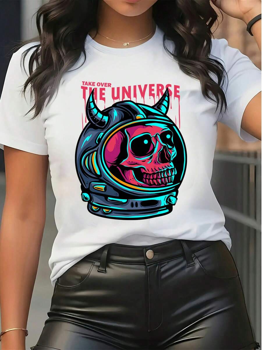 Women T-Shirts - 白色 - 查看 1
