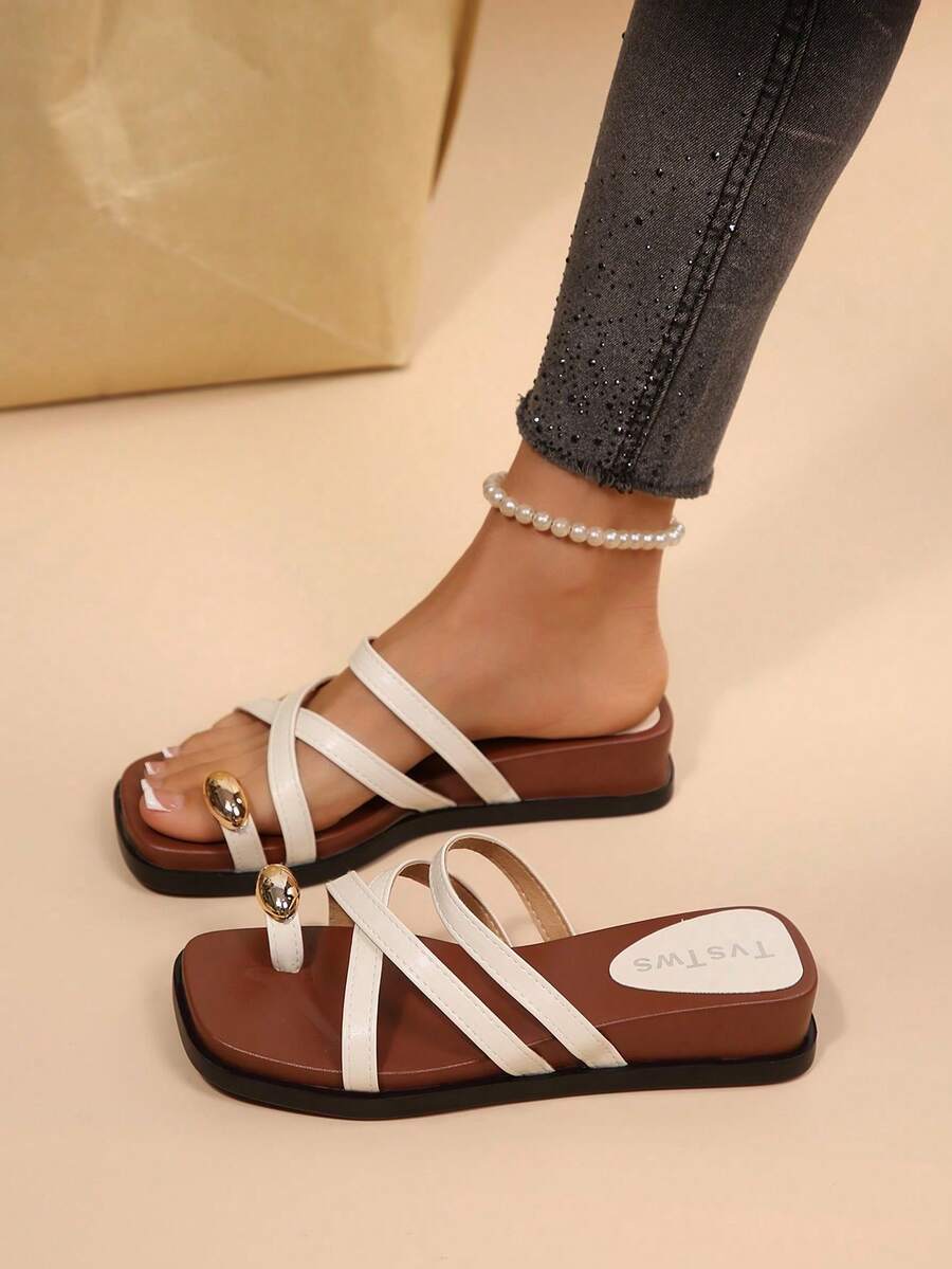 House Slippers - Camel - View 1